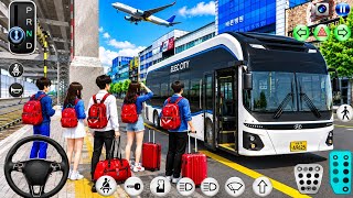 Tourist Bus Pickup Adventure in 3D Driving Class 🚌✈️ | Realistic City Bus Gameplay | GaMiNg WiTh CaR screenshot 5