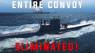 Destroying an Entire Convoy || UBOAT Gameplay.