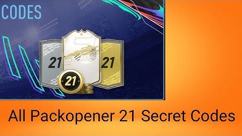 ALL Packopener 21 Secret Codes!