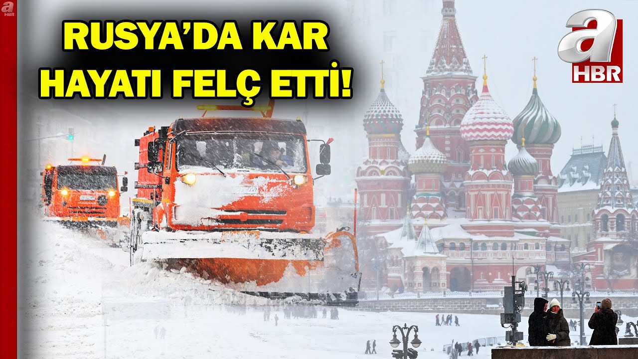 Kar Hayatı Felç Etti! Moskova Son 146 Yılının En Sert Kış Geçiriyor | A Haber