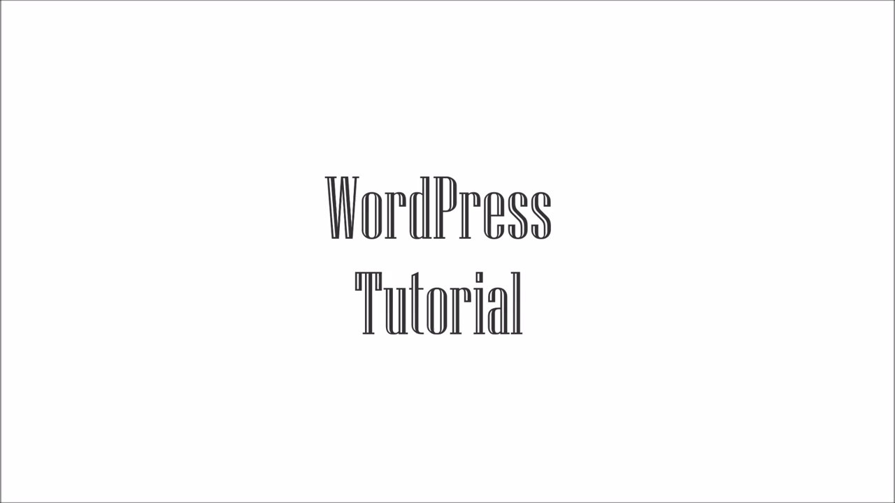WordPress Tutorial part 4.3: Corporate - YouTube