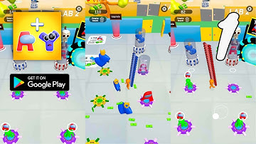 Alphabet Monster: 3D Merge Gameplay Walkthrough Part 1 - Level 1 ~ 4 (Android)