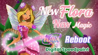 Winx Club reboot Flora | Speed painting | Explain with voice #winx #winxclub #winxclubofficial screenshot 1