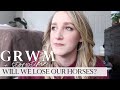 GRWM + FENCE DRAMA | This could cost us our horses.