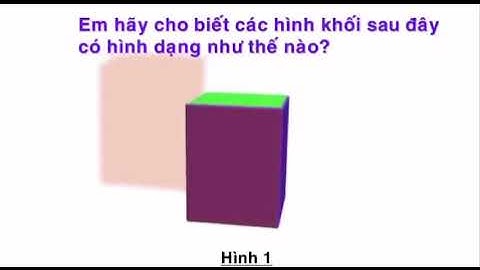 Công nghệ 8- Bài 4: Bản vẽ các khối đa diện
