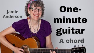 One Minute Guitar A chord