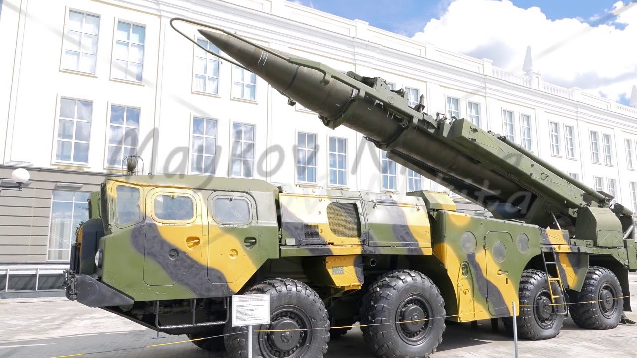 Glitch effect. Self-loading launcher 'Elbrus'.  (P-17 SS-1c Scud B) Ekaterinburg, Russia