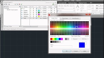 Creating Layers in AutoCAD 2014