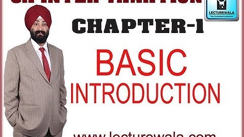 CA Intermediate Income Tax & GST Chapter-1 Lecture-1 Basic Introduction for May-19 & Nov.-19