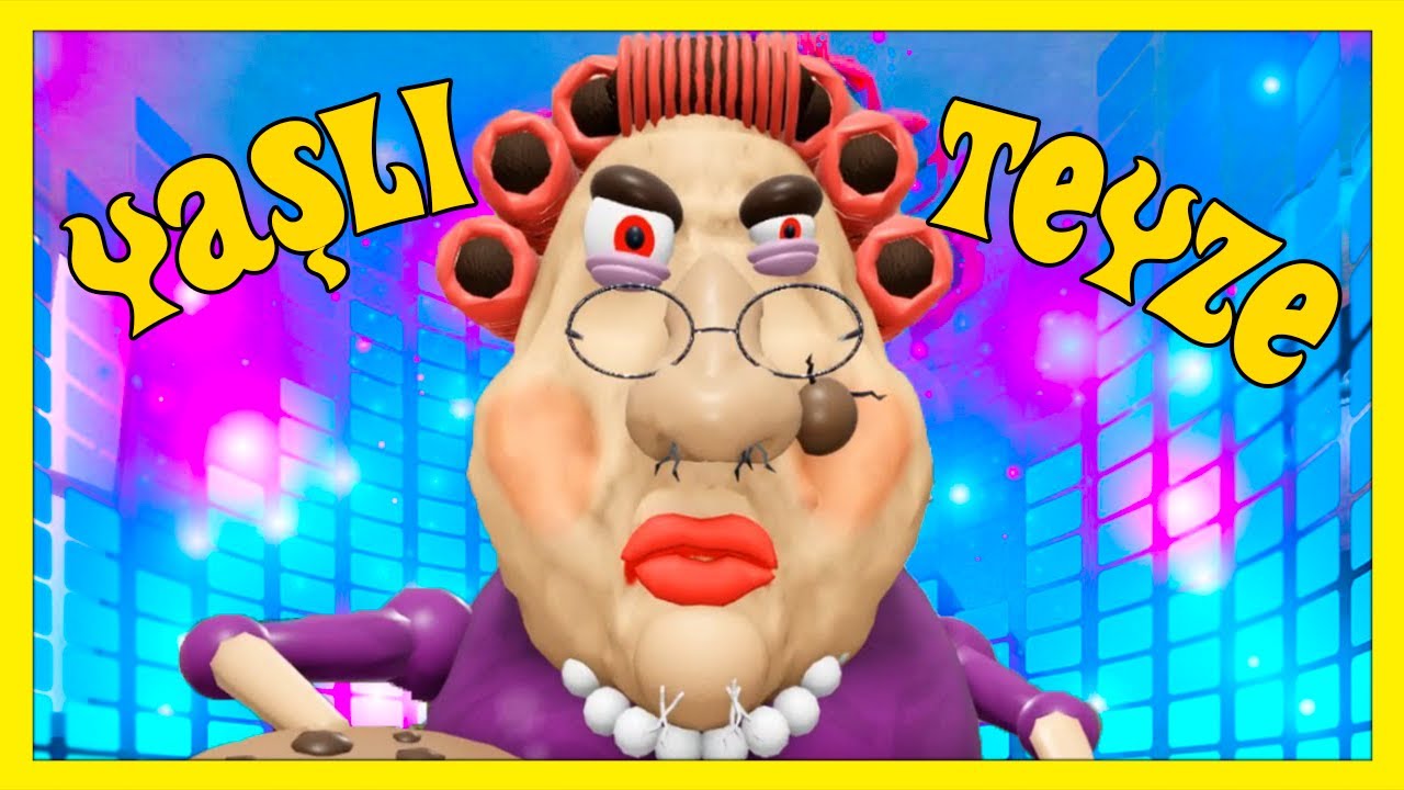 YAŞLI TEYZEYİ DELİRTTİK 😂 ROBLOX ESCAPE EVIL GRANDMA!