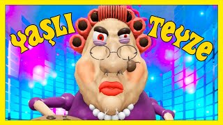 YAŞLI TEYZEYİ DELİRTTİK 😂 ROBLOX ESCAPE EVIL GRANDMA!