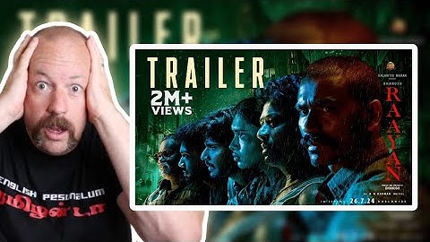 RAAYAN  Official Trailer Reaction | Dhanush | Sun Pictures | A.R. Rahman | Dad’s Den