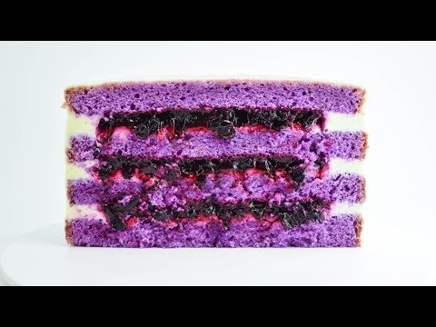 Видео: Садовый лавандовый торт
