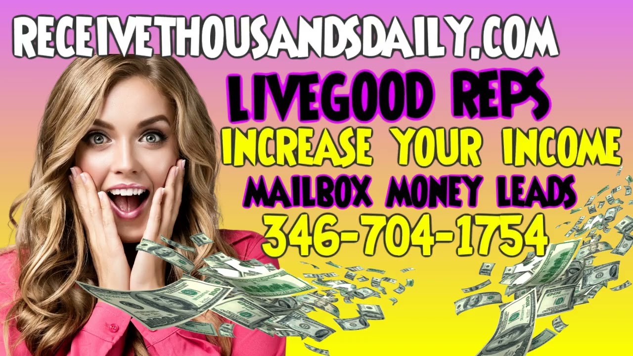 LIVEGOOD MLM OPPORTUNITY, Network Marketing Full Data Leads, CREC POSTCARD PROGRAM, CRAZY CASH FLYER