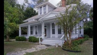 Historic Home in Live Oak, Fl for $245,000 with 3 BR and 2 and 1/2 BTR, 2,468 sq ft, built in 1905.