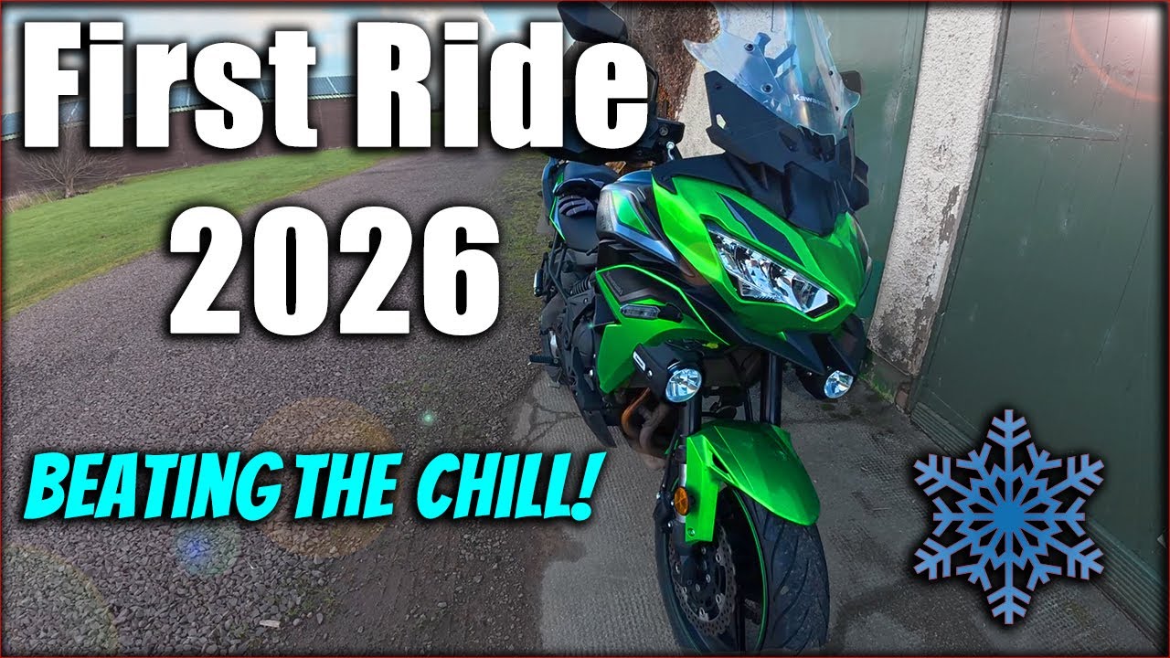 Первая поездка 2026 года: покоряю шотландскую зимнюю стужу на своем Versys!