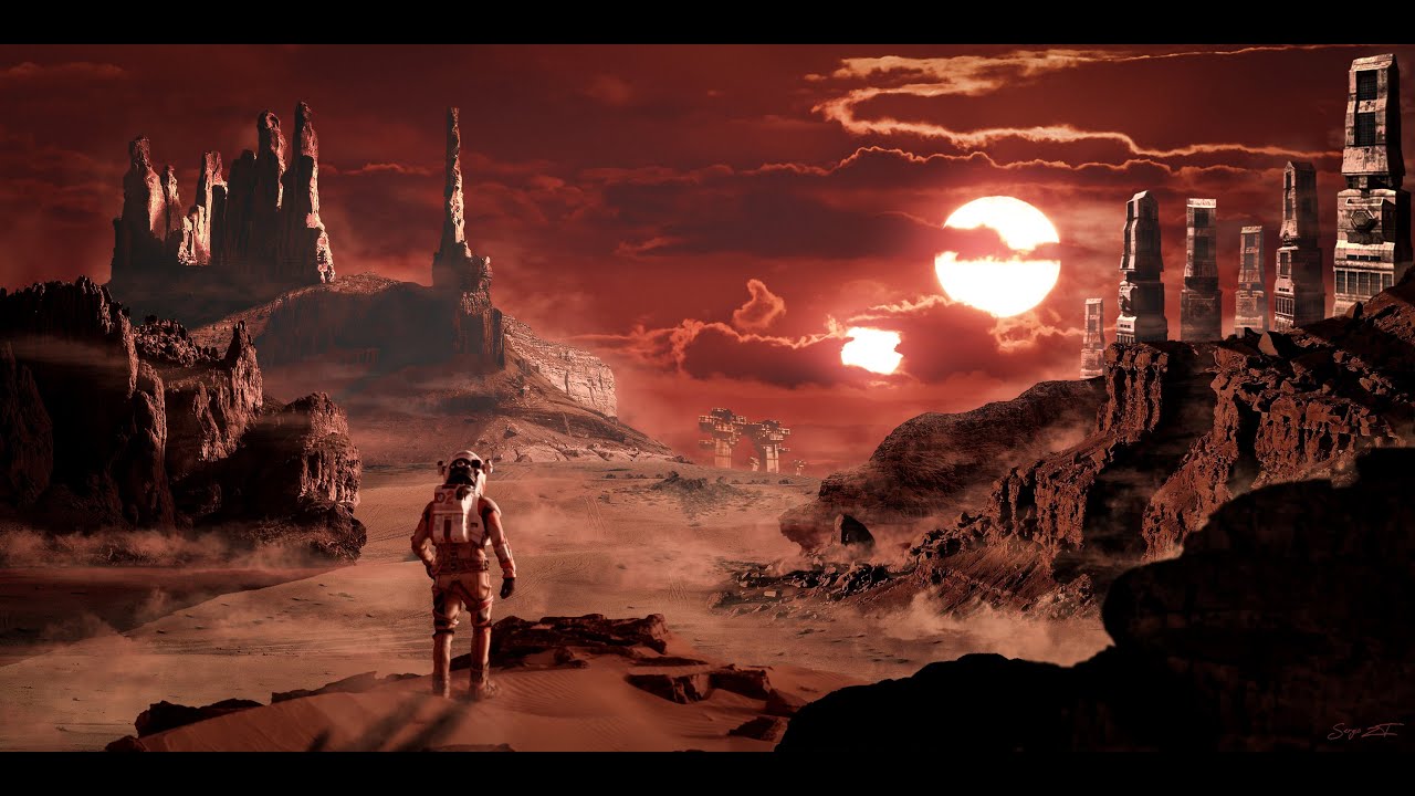 "Desert Dystopia" - Photoshop Manipulation - Matte Painting / Speed Art