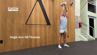 Single Arm Dumbbell Thruster