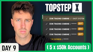 DAY 9: ATTEMPTING MAX ALLOCATION ON TOP STEP (5x $50K ACCOUNTS) | How To Remove Emotions