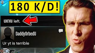180 K/D CHEATING Tryhard rage quits on GTA Online!
