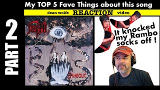 Top 5 Things I loved about Death-band's "Symbolic" (pt2 death-metal reaction)
