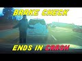 MAN BRAKE CHECKS IN ROAD RAGE AND ACTS SURPRISED WHEN HE GETS HIT