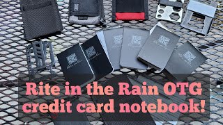 The Rite in the Rain OTG Notebook!