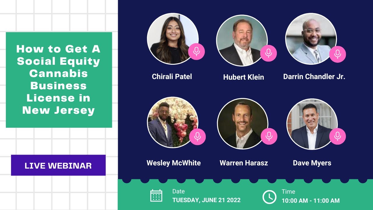 Webinar: How to Get A Social Equity Cannabis Business License in New Jersey
