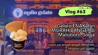 Malio Gelato, Tempat Makan Gelato ENAK dan MURAH BANGET di tengah Malioboro, Yogyakarta