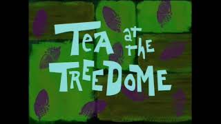 Spongebob Squarepantstea At The Treedomele Card Edgar Larrazabal Version 1998