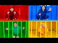 One Color Only for 24 Hours Challenge in Jail | Red Vs Blue Vs Green Vs Yellow Funny Situations