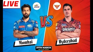 🔴 Live IPL 2024: SRH Vs MI Live Match, Mumbai vs Hyderabad | IPL Live Scores &amp; Commentary #cricket