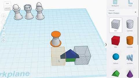 TinkerCAD tutorial   chess pieces - knight
