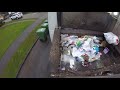 Garbage truck packing out