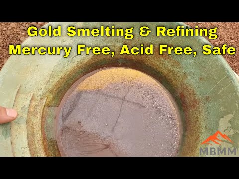 Direct Gold Smelting & Refining Raw Quartz Gold Ore