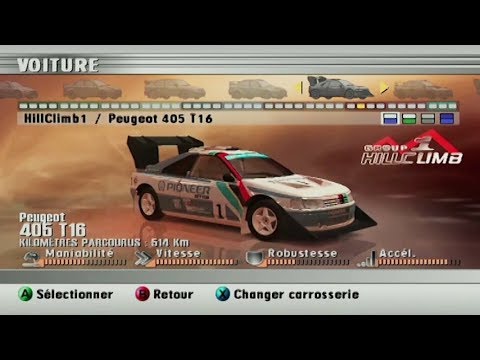 Rallisport Challenge 2 - Toutes les voitures et livrées