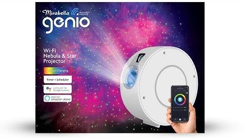 Mirabella Genio Wi-Fi Nebula Star Projector: Full Setup and Review ⭐️ ⭐️ ⭐️ ⭐️