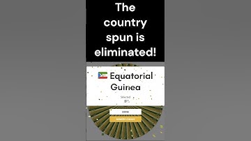 Vote for a country! If its spun, its out! (Part 48)