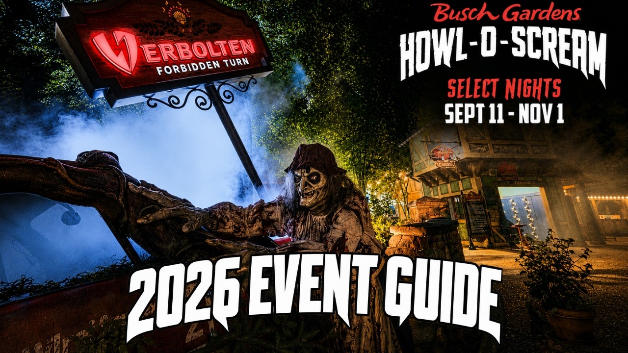 Busch Gardens Williamsburg Howl-O-Scream 2026: Everything you Need to Know!