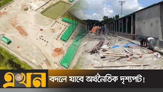 শরীয়তপুরে তেল-গ্যাস অনুসন্ধানে কূপ খনন শুরু |  Gas Exploration | Shariatpur | Ekhon TV