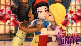Lego Disney Princesses Cant Stop Kissing Parody