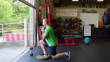 Goblet Reverse Lunge with a Deficit
