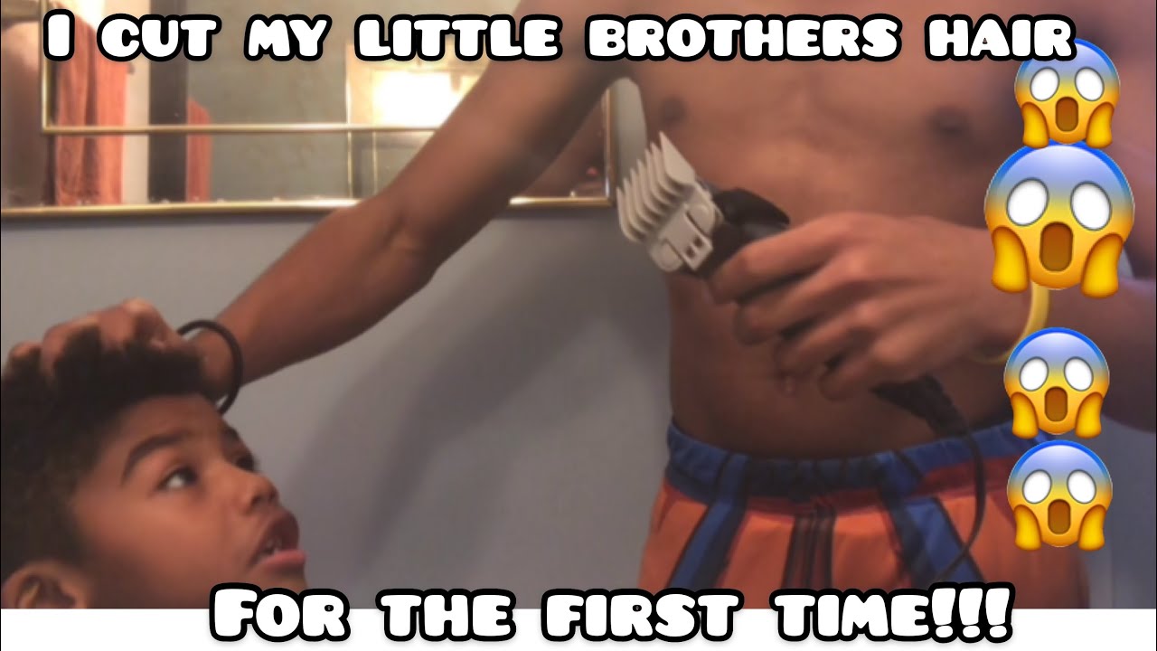 I CUT MY LITTLE BROTHER’S HAIR FOR THE FIRST TIME YouTube