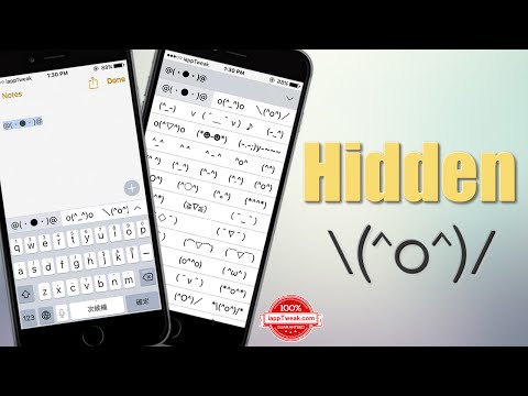 How To Enable The Hidden Emoticons keyboard On your iPhone and iPad