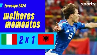 Thumbnail for ITÁLIA 2 X 1 ALBÂNIA | MELHORES MOMENTOS | 1ª RODADA EUROCOPA 2024 | sportv