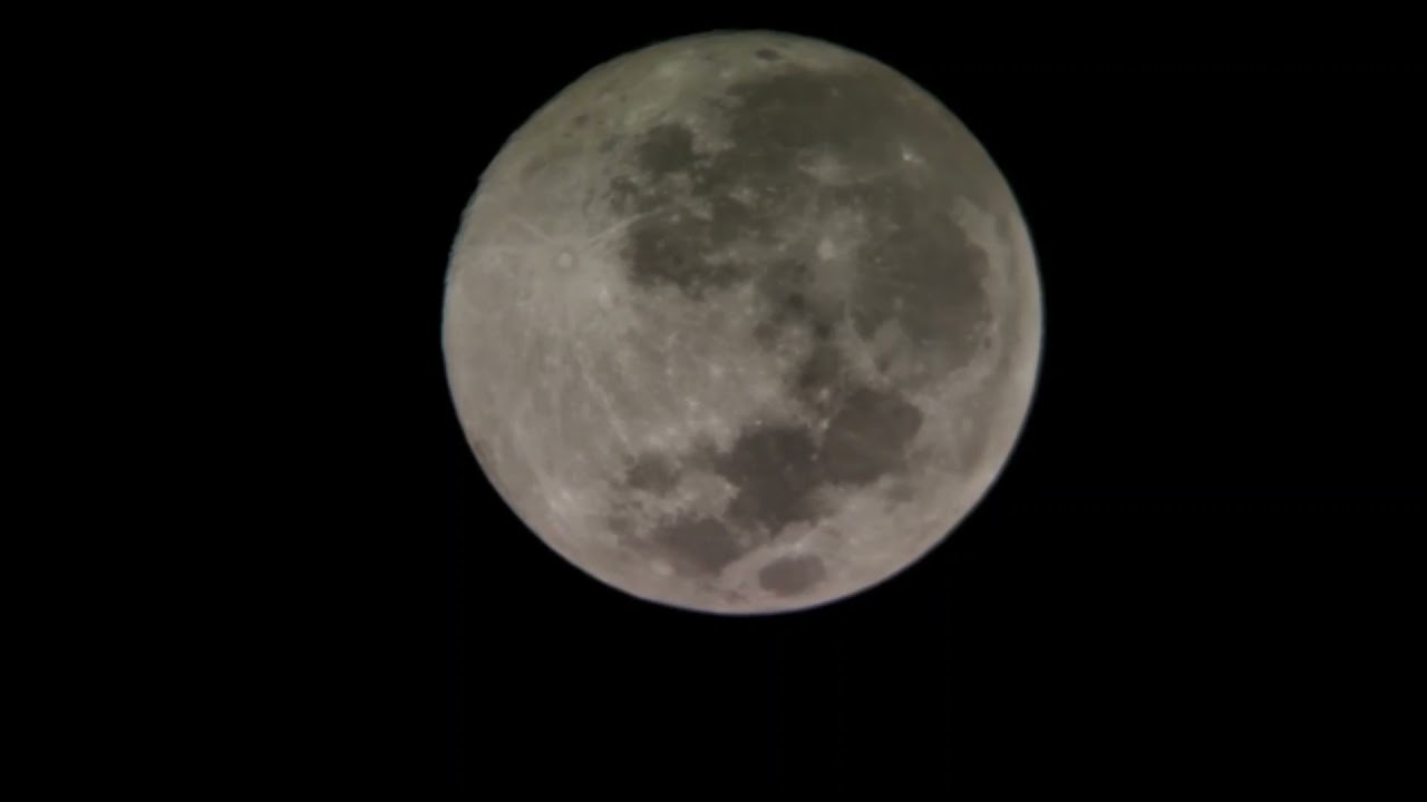 Full Pink Moon: Super moon🌕 April 2021 through my telescope.