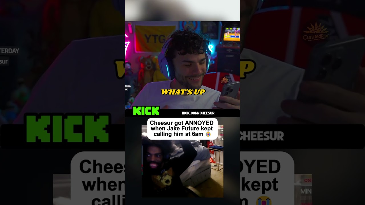 Cheesur got ANNOYED when Jake Future kept calling him at 6am