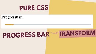 Simple Progress bar using HTML & CSS | Tutorial