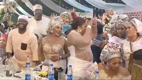 Femi Adebayo, Mide Martins Dance at Fathia Balogun BIRTHDAY PARTY