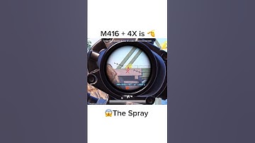 M416 + 4X Spray 😳🔥 | BGMI Long Range Control | Zero Recoil Challenge 🇮🇳#bgmi #pubg #bgmishorts